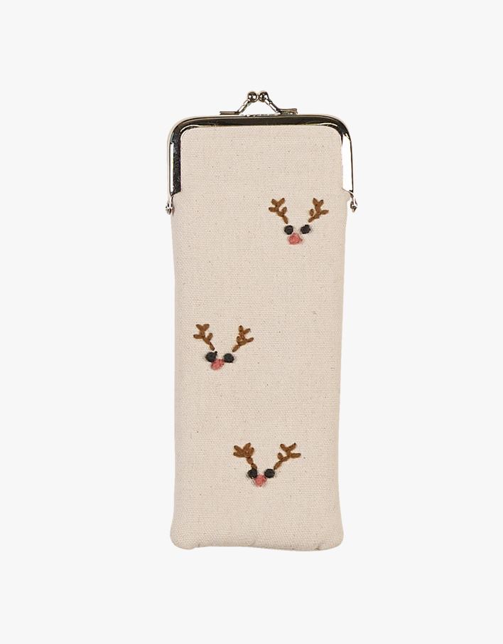 Brilleetui offwhite - 8x16 cm offwhite - 1