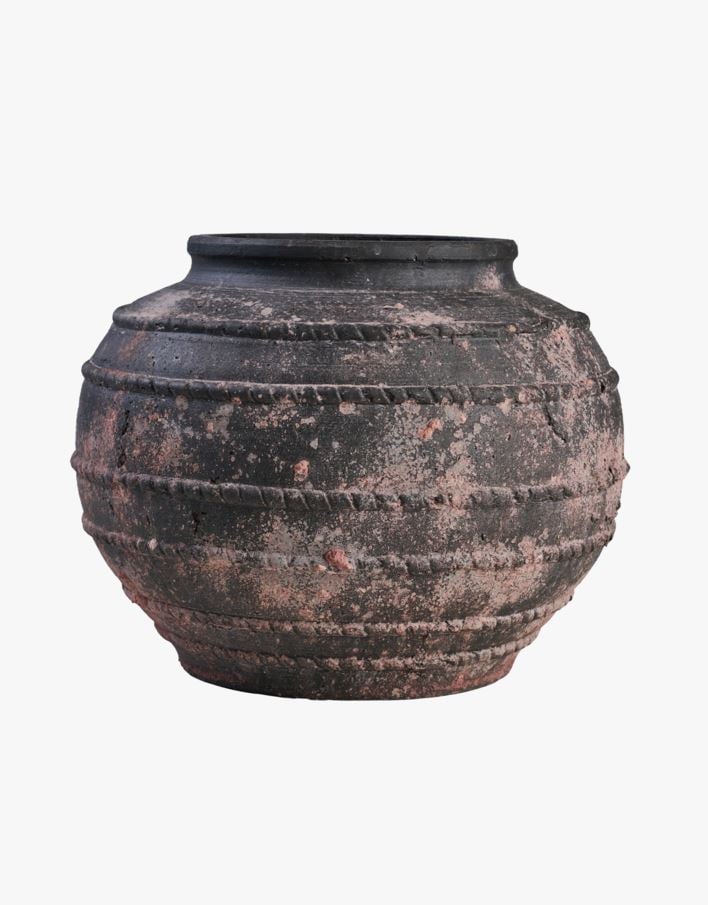 Krukke multi grå - 37x37x28,5 cm multi grå - 1