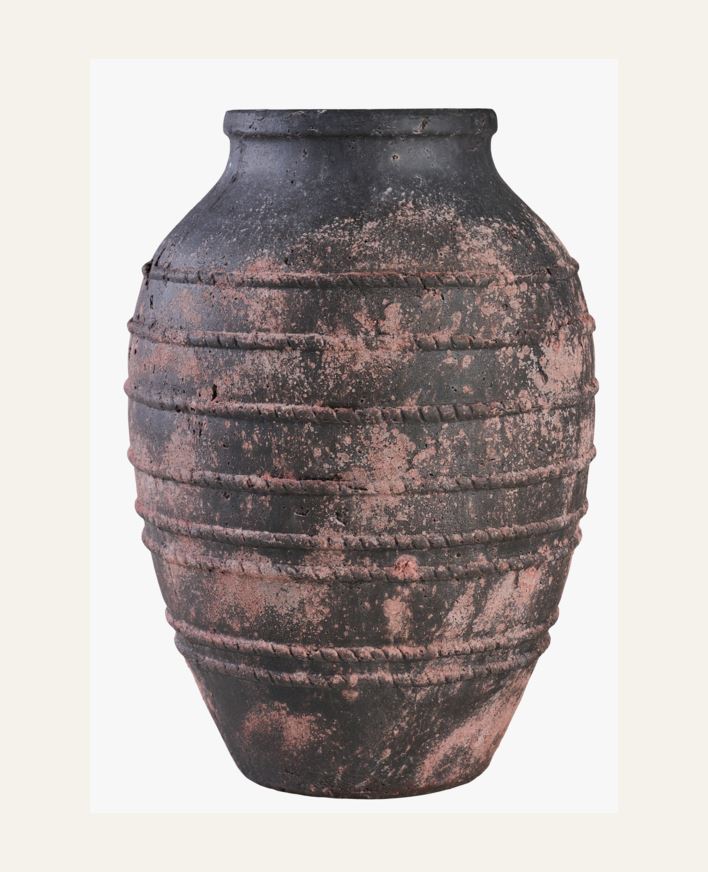 Krukke multi grå - 37x37x51,5 cm multi grå - 1