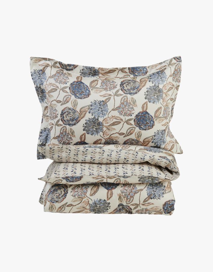 Sateng sengesett blå - 140x220 cm blå - 1