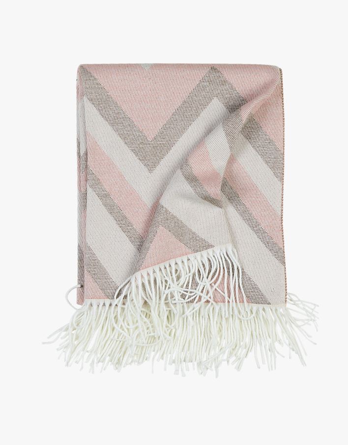 Pledd multi rosa - 130x170 cm multi rosa - 1