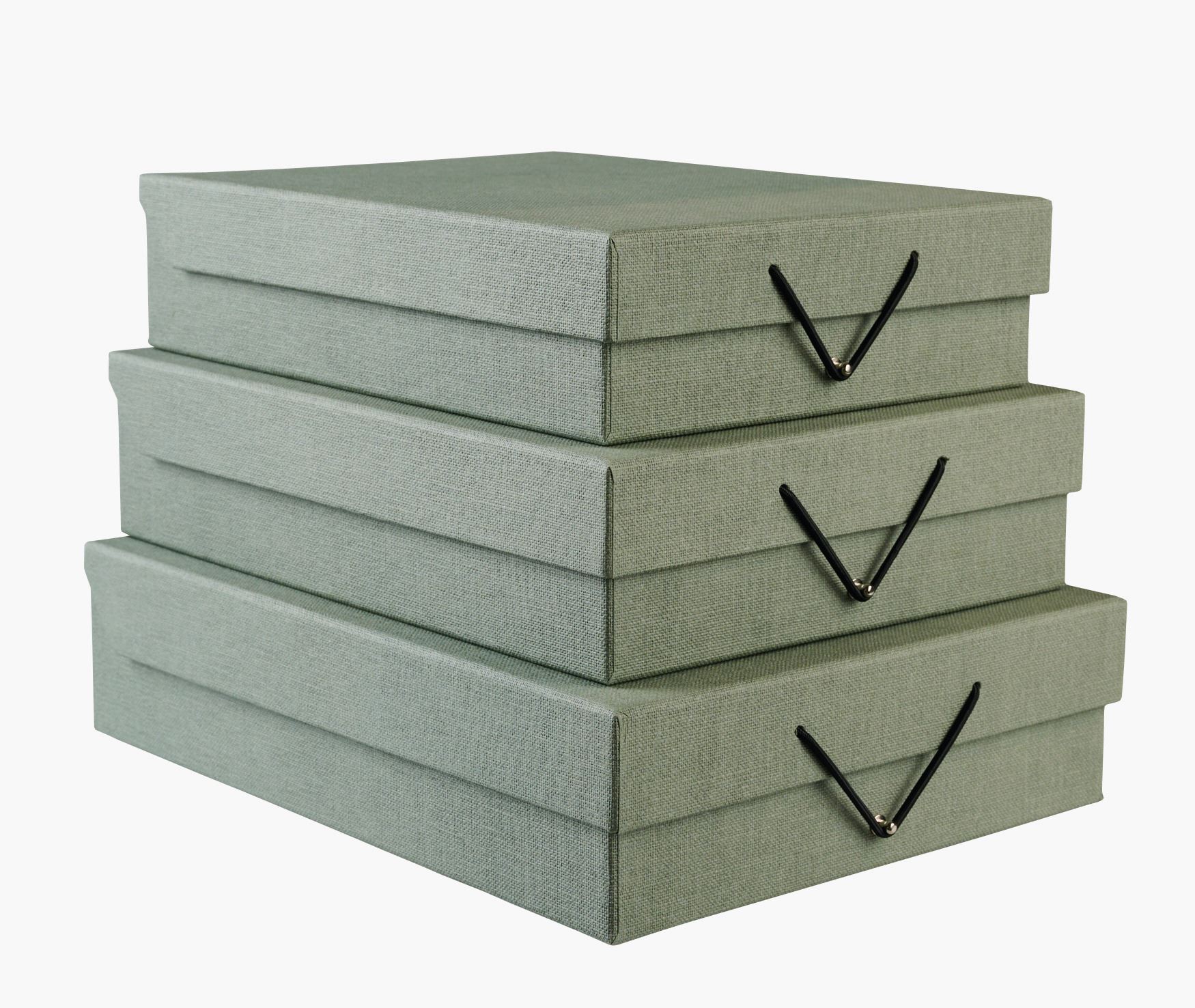 Oppbevaringsboks lys grønn - 26x35x8,5 cm lys grønn - 1