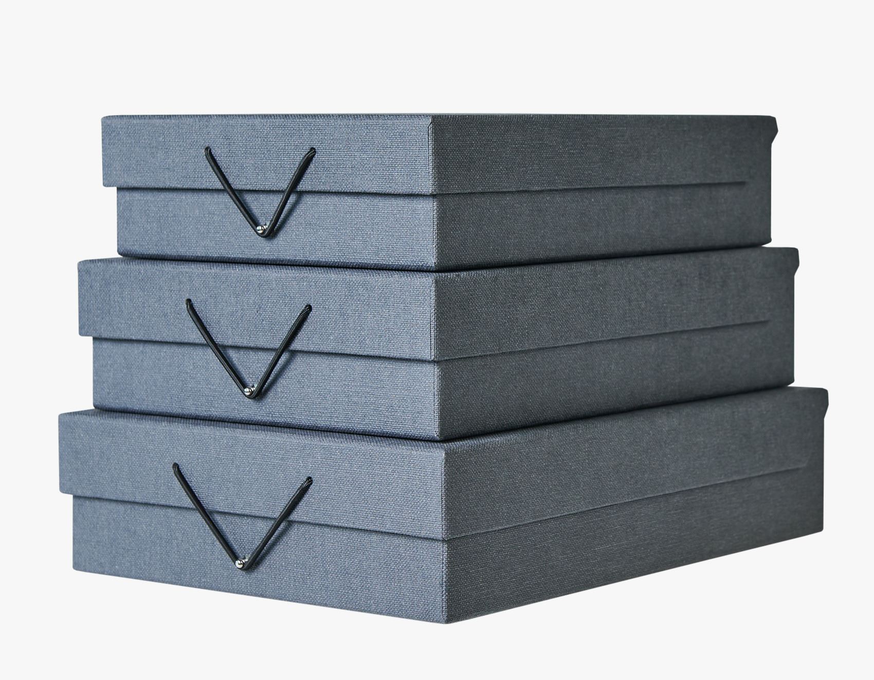 Oppbevaringsboks svart - 26x35x8,5 cm svart - 1