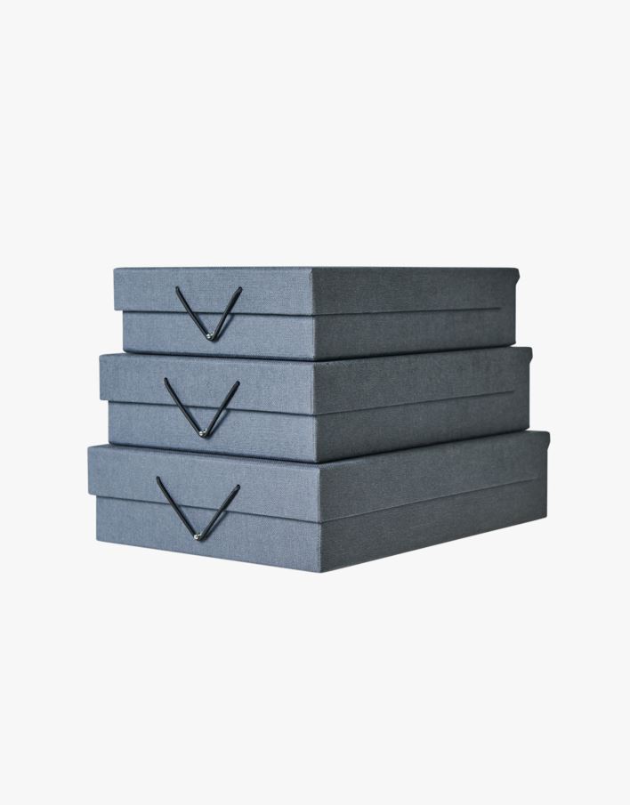 Oppbevaringsboks svart - 26x35x8,5 cm svart - 1