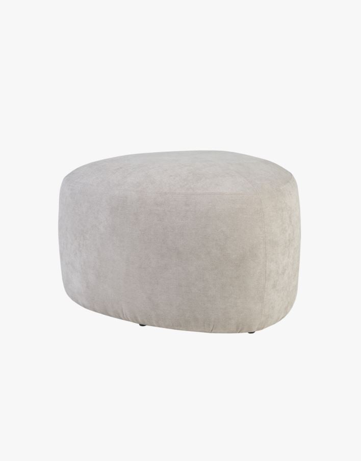 Puff taupe - 65x65x38 cm taupe - 1