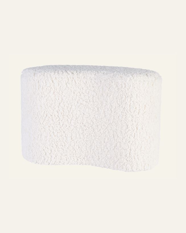 Puff hvit - 30x50x32 cm hvit - 1
