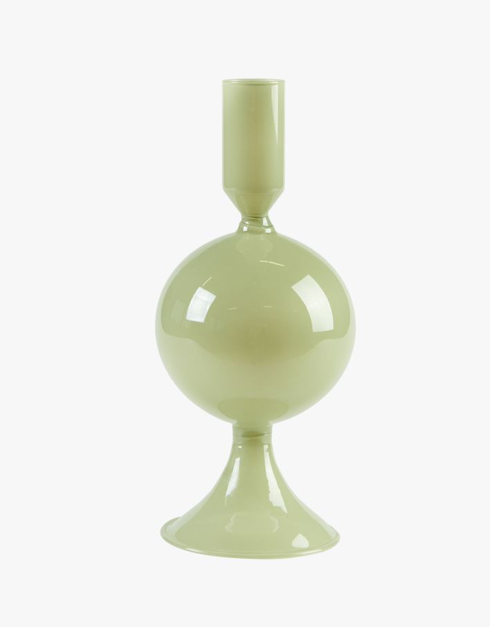 Lysestake lys beige - 10x10x18 cm lys beige - 1