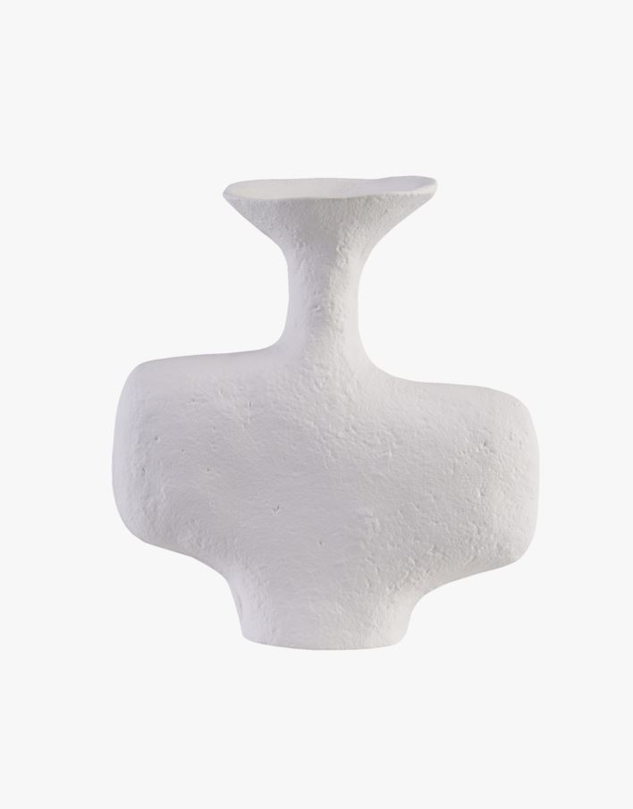 Vase hvit - 20x6,5x21 cm hvit - 1