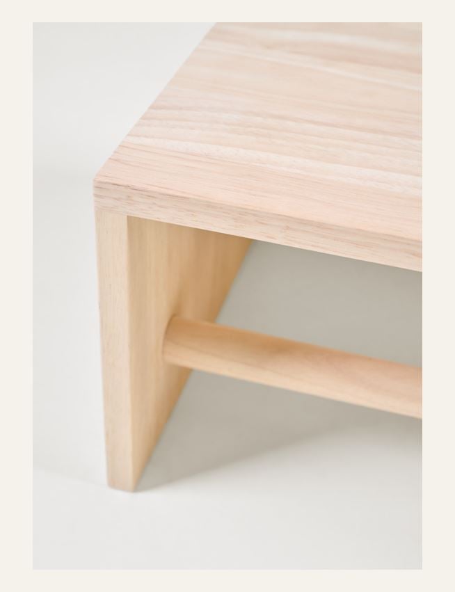 Hylle m/stang lys natur - 3