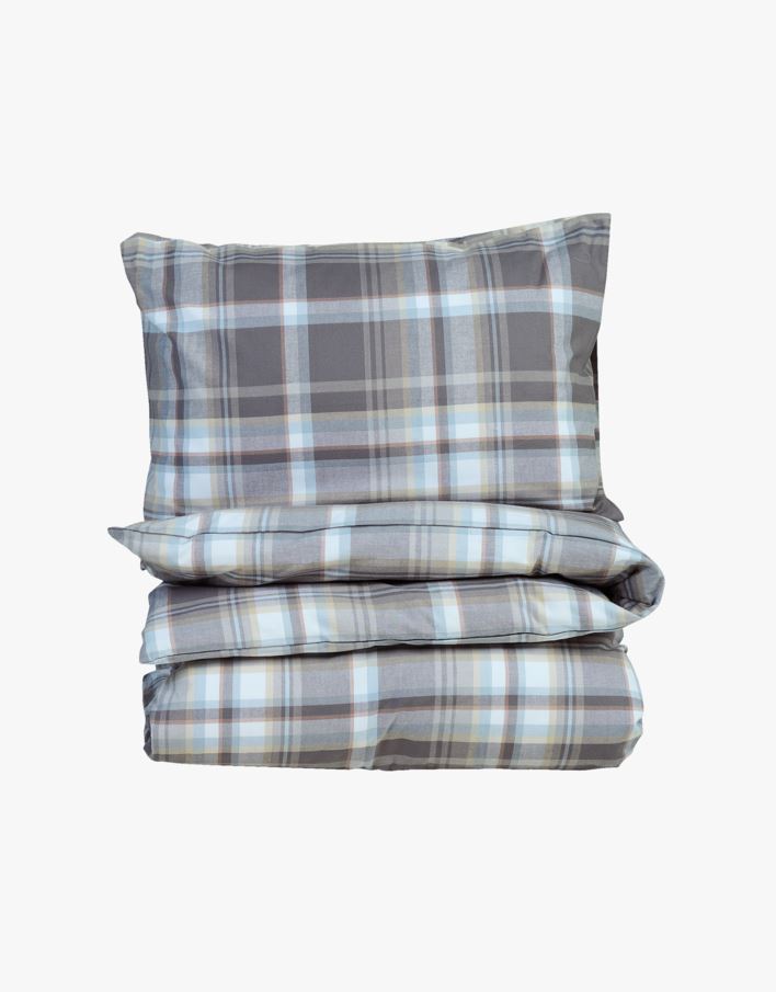 Garnfarget flanell sengesett multi - 140x200+50x70 cm multi - 1