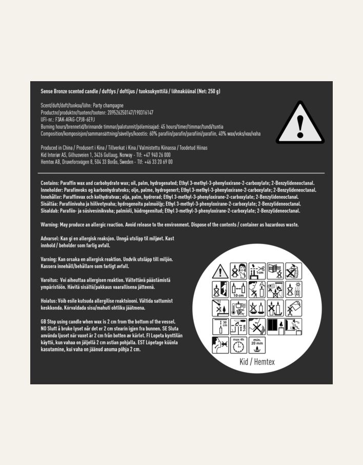Duftlys bronse - 3