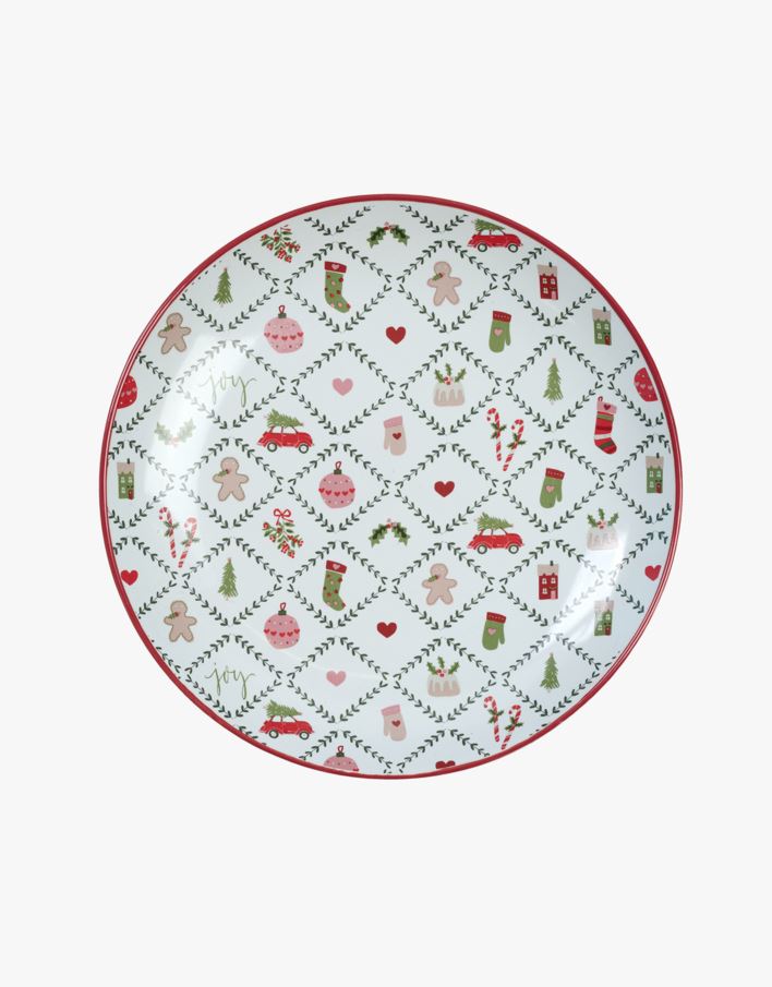 Tallerken rød - ø 20,5 rød - 1