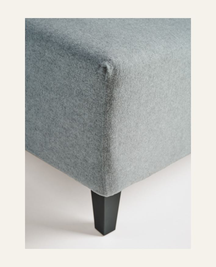 Flanellaken grå - 150x200cm grå - 1