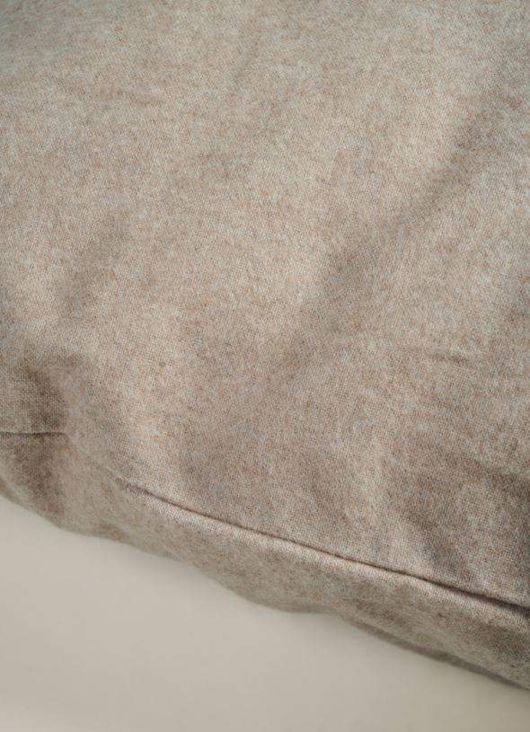 Garnfarget flanell putevar sand - 2