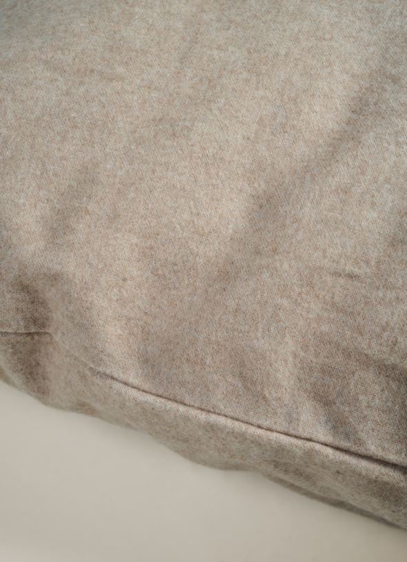 Garnfarget flanell putevar sand - 2