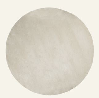 Forms & Objects Soft Rundt Teppe Lys Beige ø200 cm