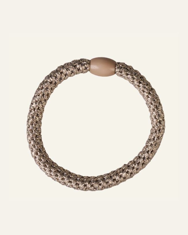 Hårstrikk bronse - 6,5x6,5 cm bronse - 1