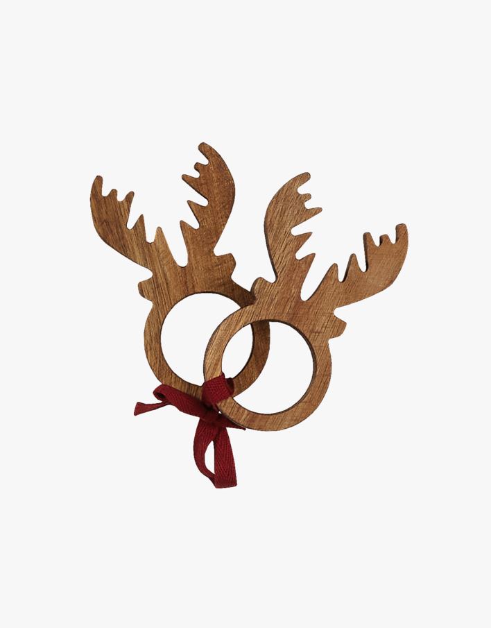 2 pk serviettringer natur - 6,5x11x2 cm natur - 1