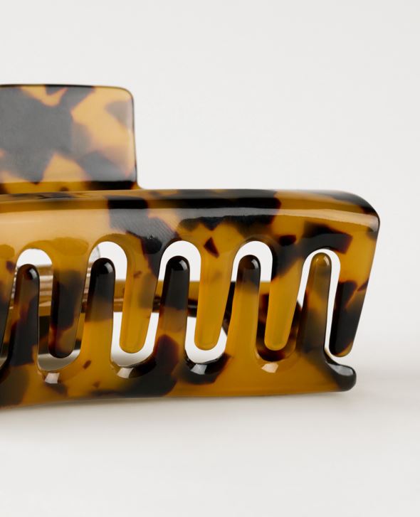 Hårklype mørk brun - 3