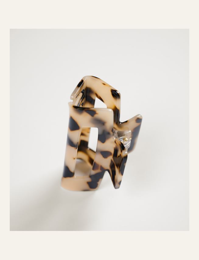 Hårklype lys brun - 2