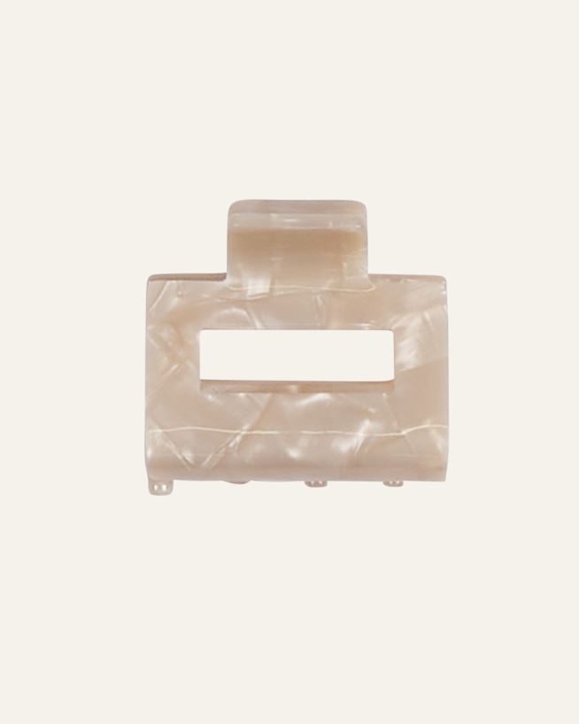 Hårklype beige - 3,8x5,1x4,5 cm beige - 1