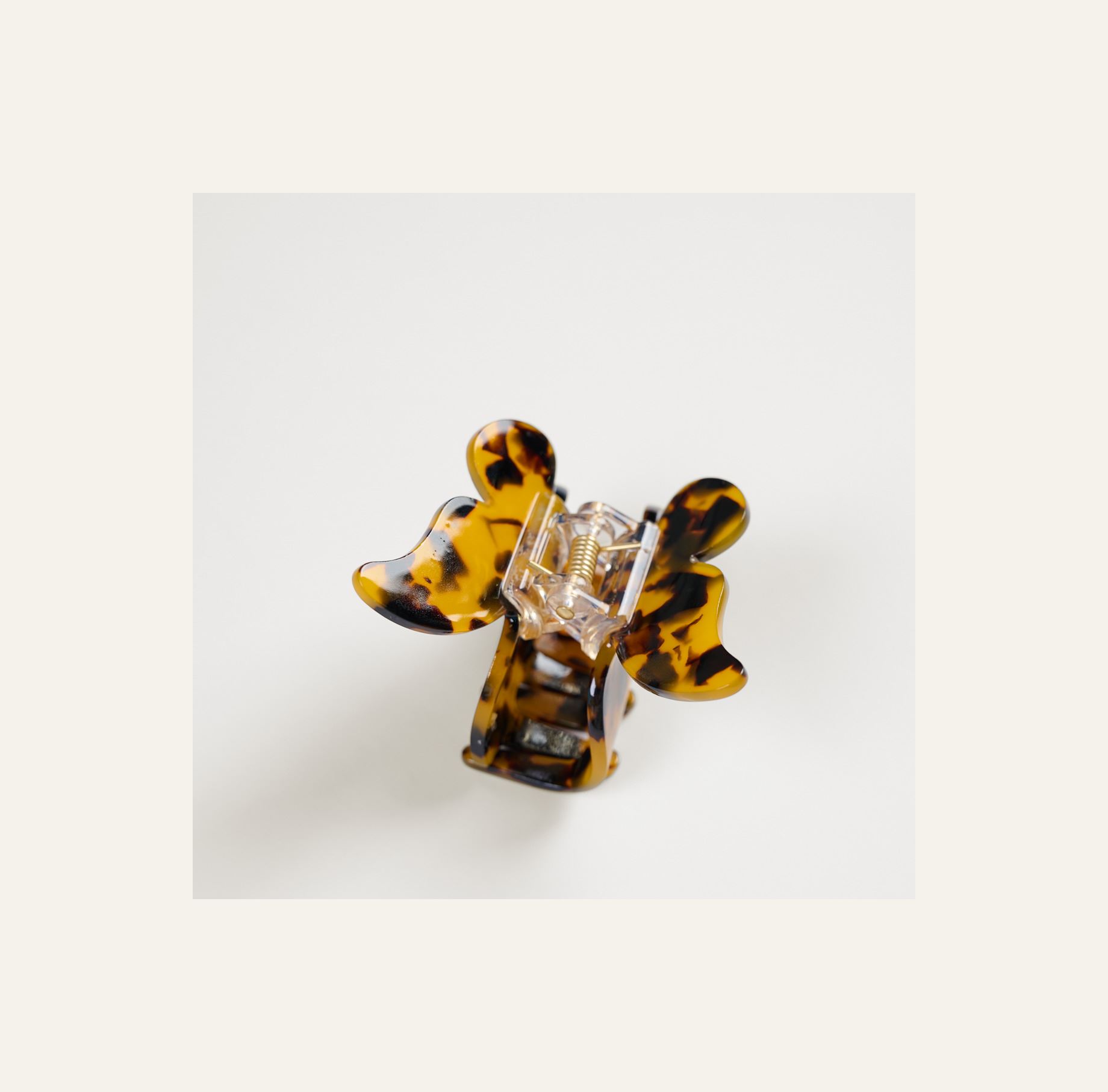 Hårklype mørk brun - 2