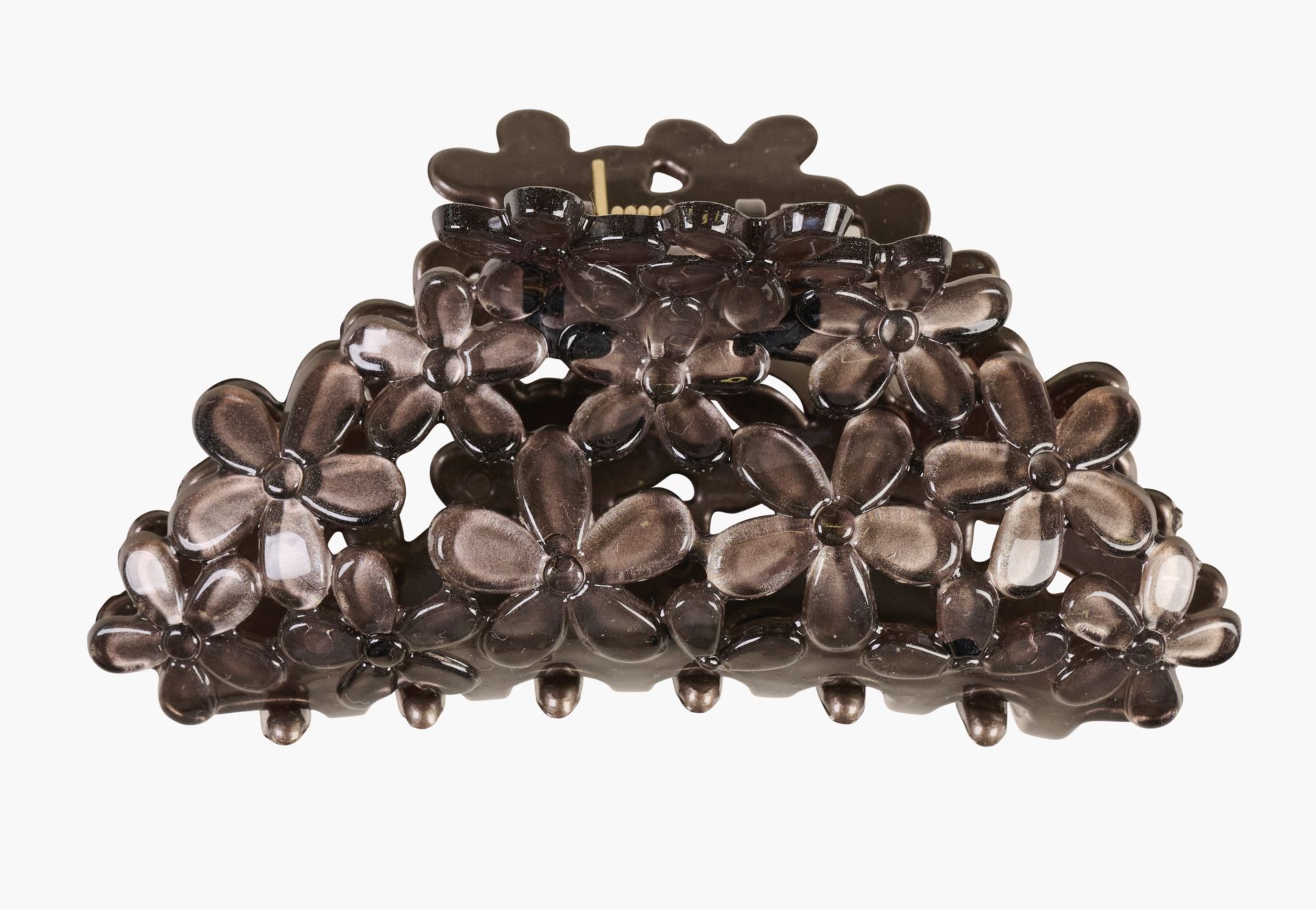 Hårklype brun - 4,5x9,7x4,3 cm brun - 1