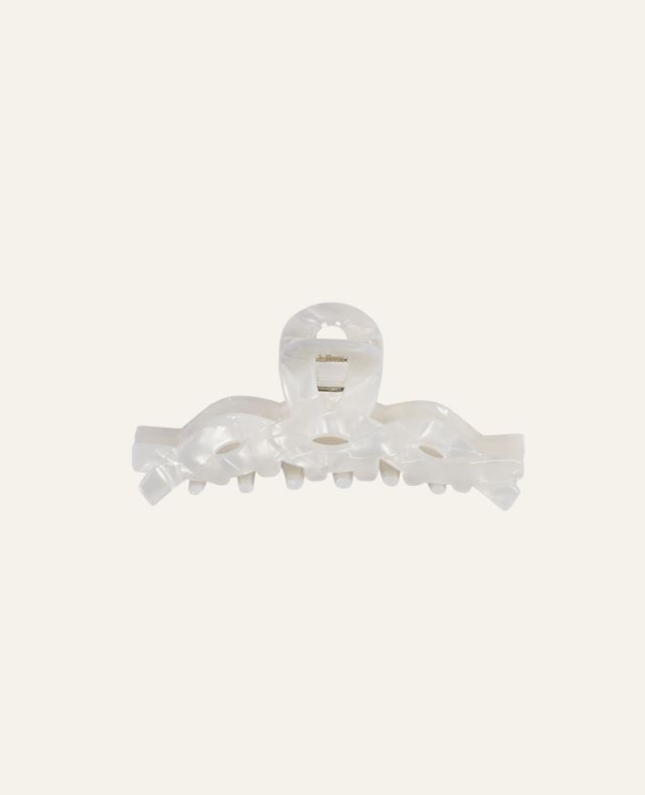 Hårklype offwhite - 3,8x5,1x4,5 cm offwhite - 1