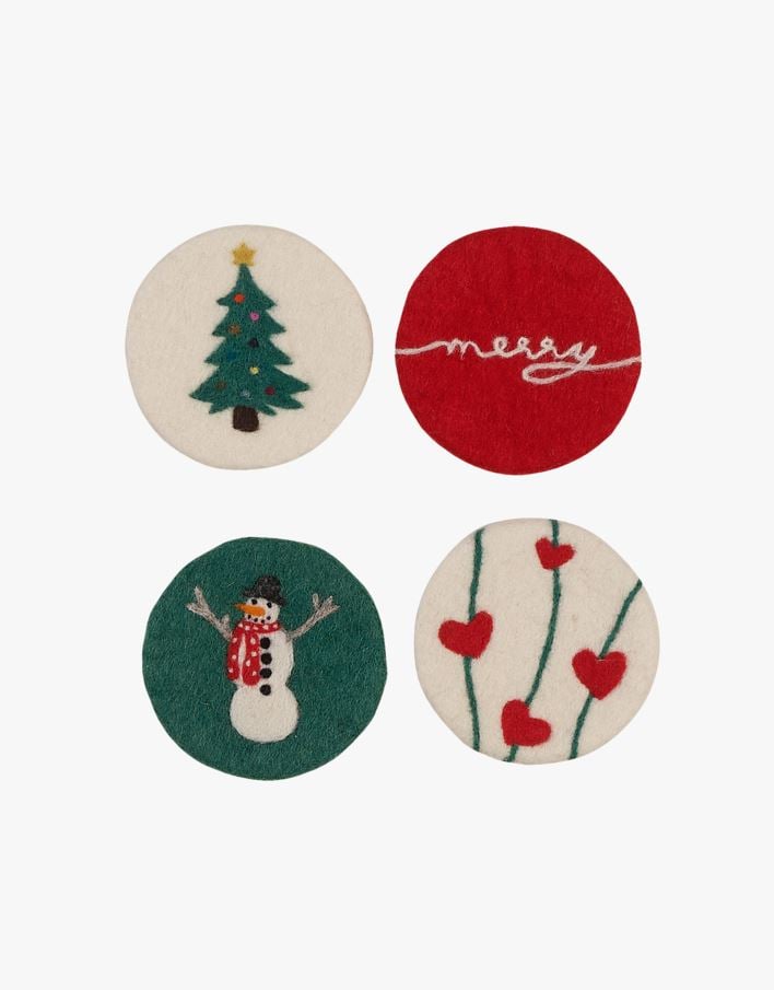 4pk drikkebrikke multi - ø10 multi - 1