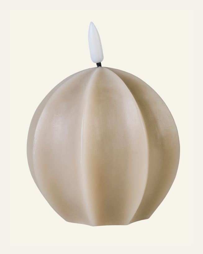 Led lys beige - 9,5x9,5x12,5 cm beige - 1