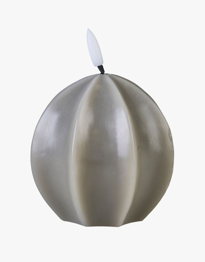 Led lys grå - 9,5x9,5x12,5 cm grå - 1