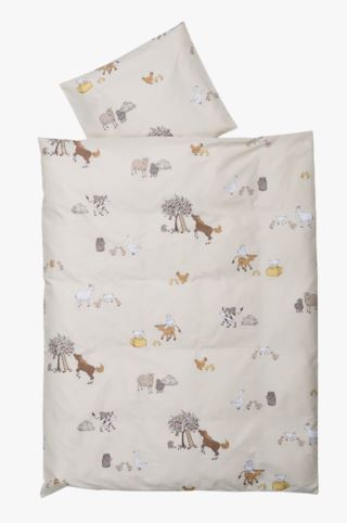 Little Roomies Farmer Sengesett Baby Beige 65x80/35x40 cm