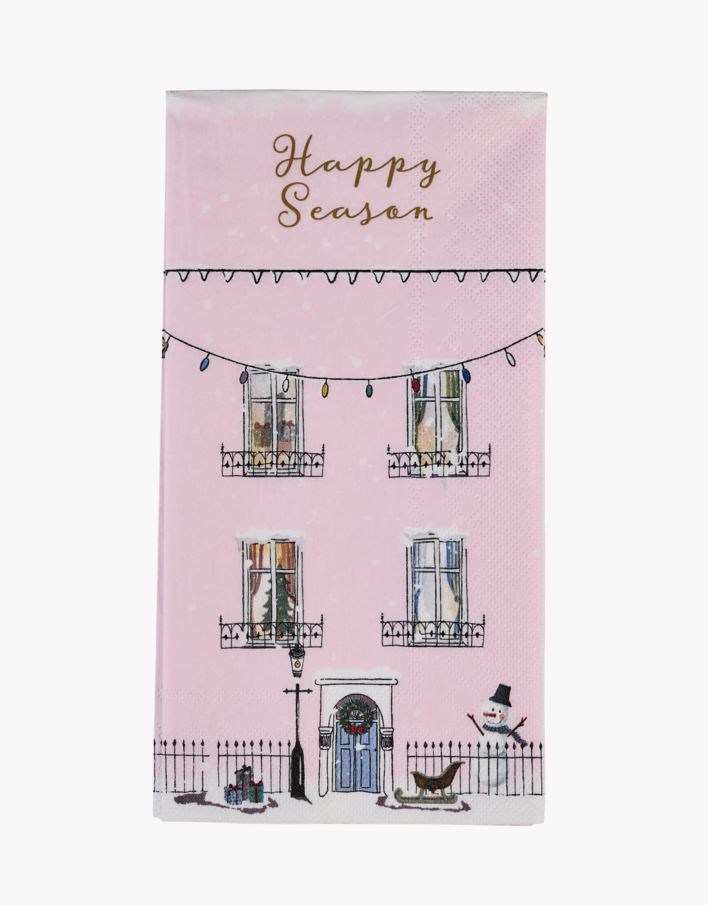 Buffet papirservietter multi rosa - 33x42 cm multi rosa - 1