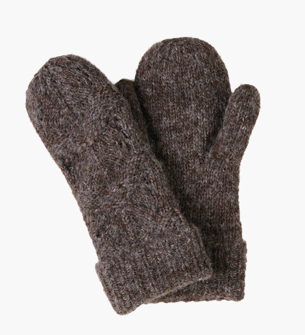 Strikkevotter brun - 10x23 cm brun - 1