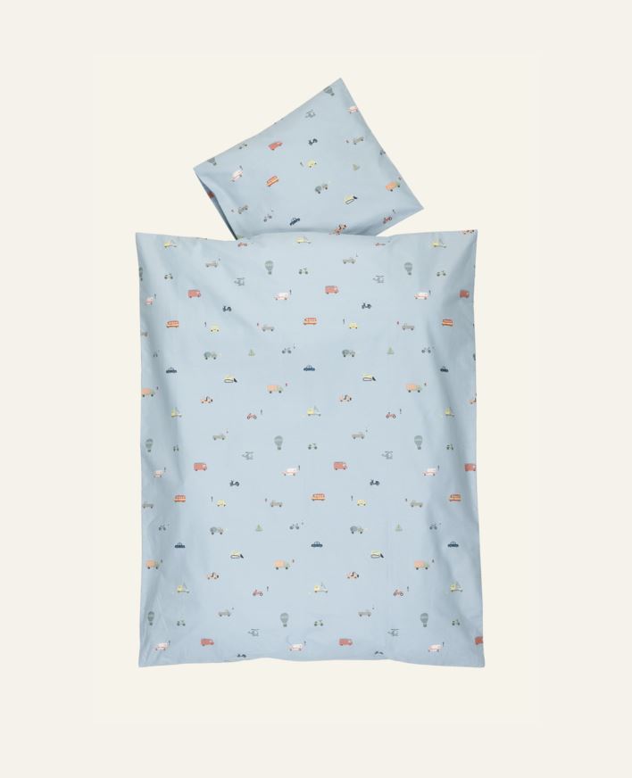 Sengesett blå - 100x140cm 40x60cm blå - 1