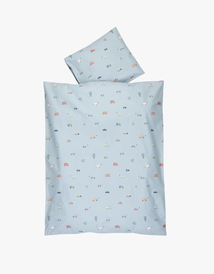 Sengesett blå - 100x140cm 40x60cm blå - 1