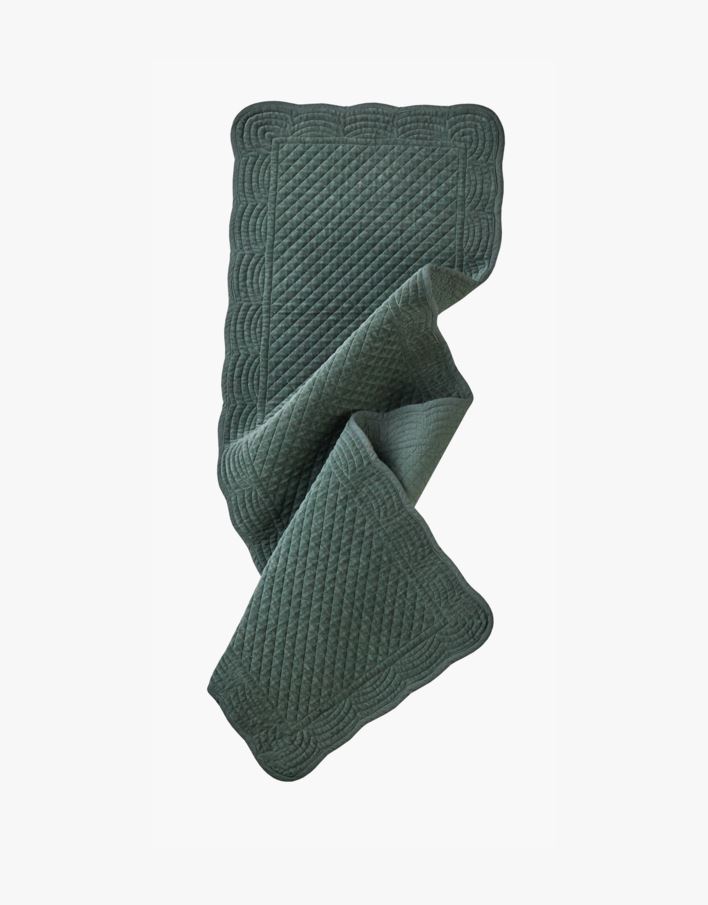 Løper mørk grønn - 33x110 cm mørk grønn - 1