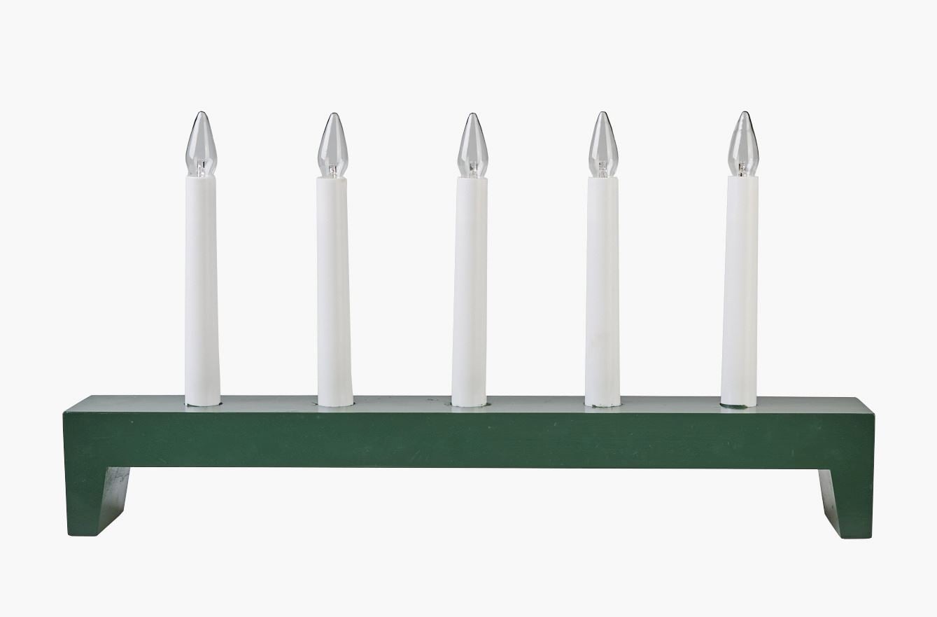 Adventsstake mørk grønn - 45x6x23,5 cm mørk grønn - 1