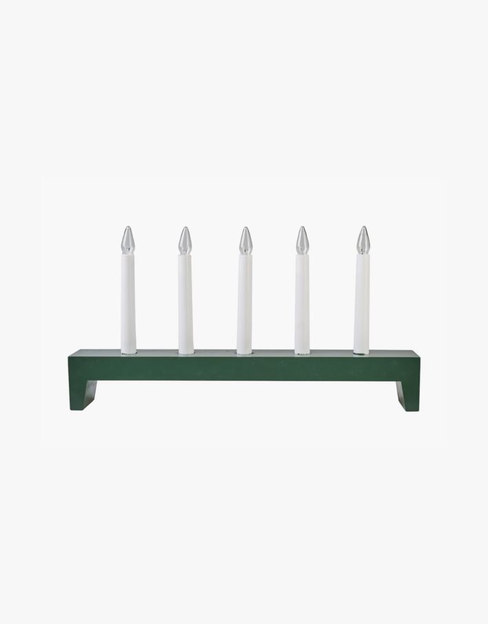 Adventsstake mørk grønn - 45x6x23,5 cm mørk grønn - 1