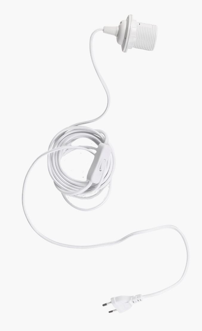 Pendel hvit - 300 cm hvit - 1