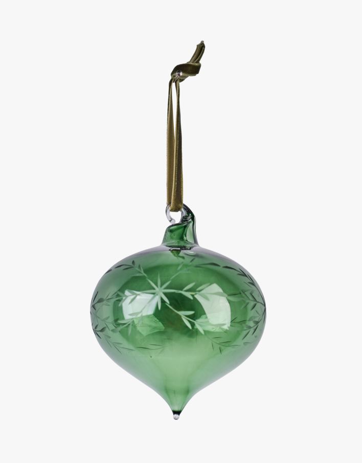 Juletrepynt grønn - 8,2x10 cm grønn - 1