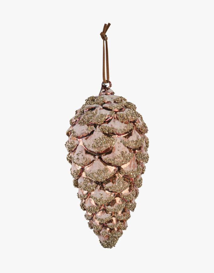 Juletrepynt brun - 7,5x15,6 cm brun - 1