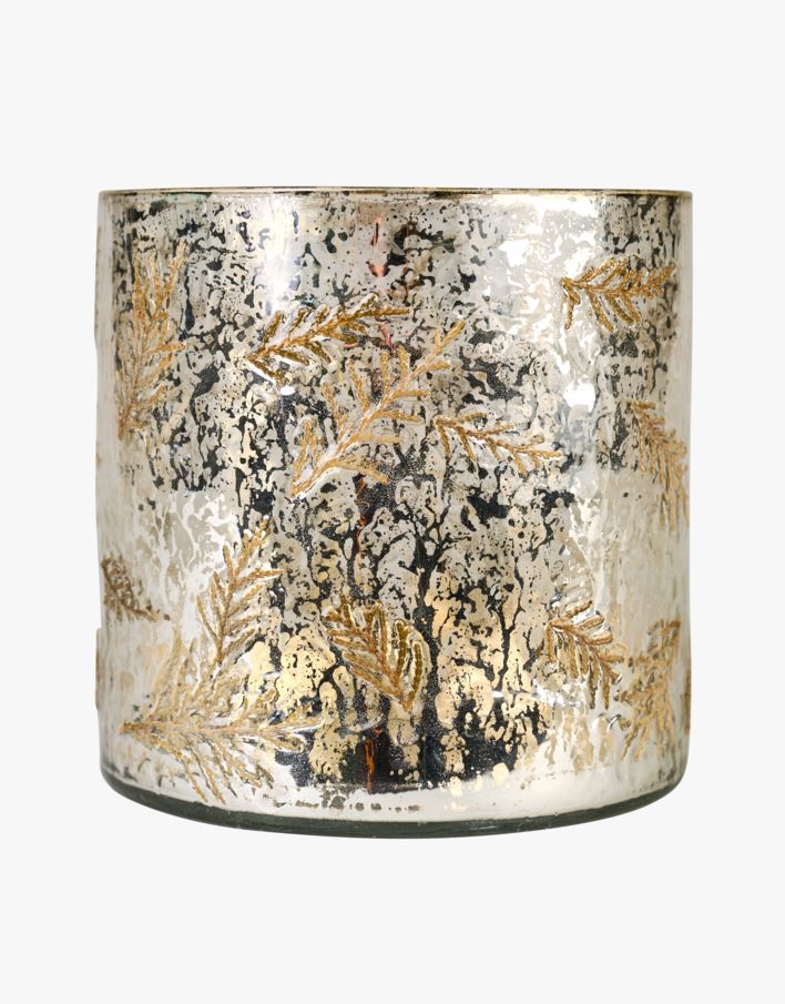 Telysholder multi sølv - 10x10x10 cm multi sølv - 1