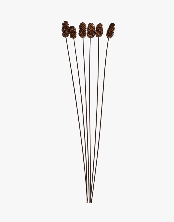 Tørkede blomster brun - 60 cm brun - 1