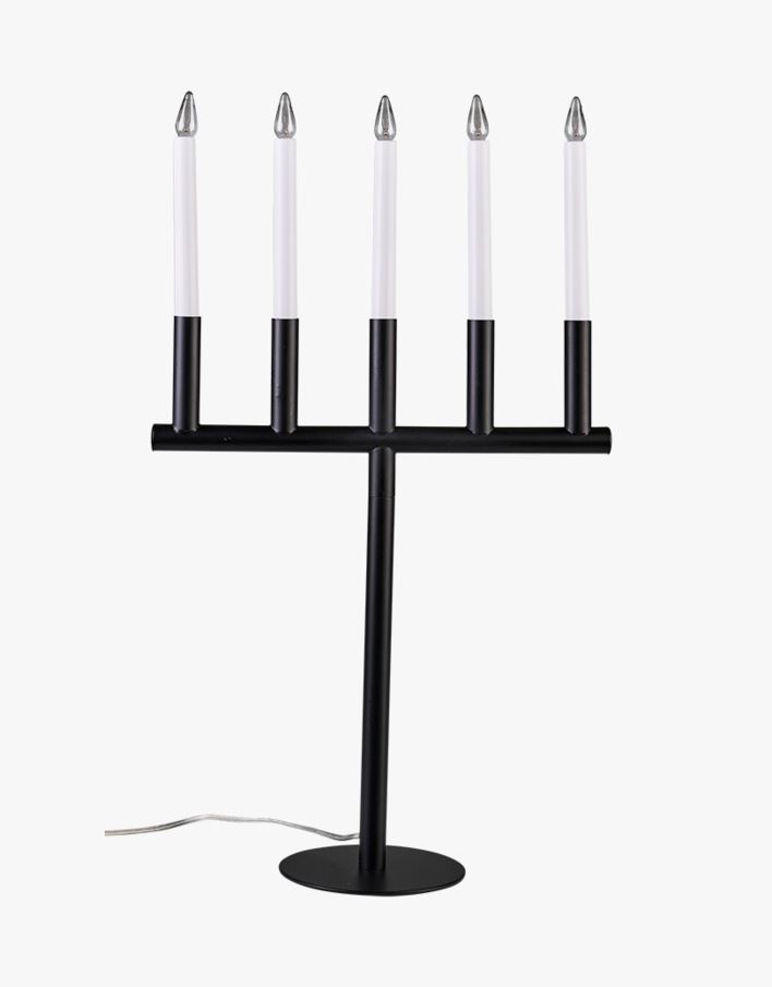 Adventsstake svart - 36,5x15x61,5 cm svart - 1