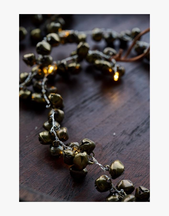 Led lyslenke gull - 90 cm gull - 1