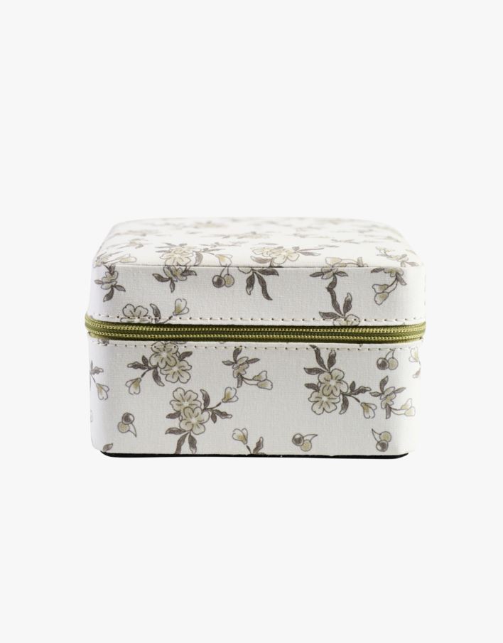 Smykkeskrin m/glidelås lys grønn - 11x11 cm lys grønn - 1