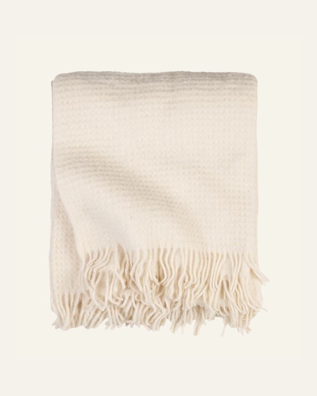 Ullpledd offwhite - 190x200 cm offwhite - 1