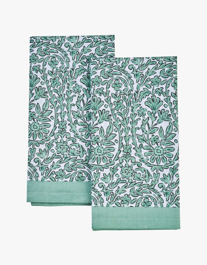 2pk tøyserviett grønn - 45x45 cm grønn - 1