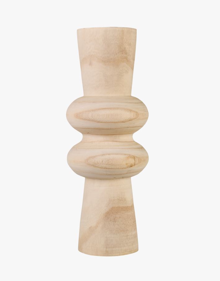 Dekorvase lys natur - 13,5x13,5x30,8 cm lys natur - 1